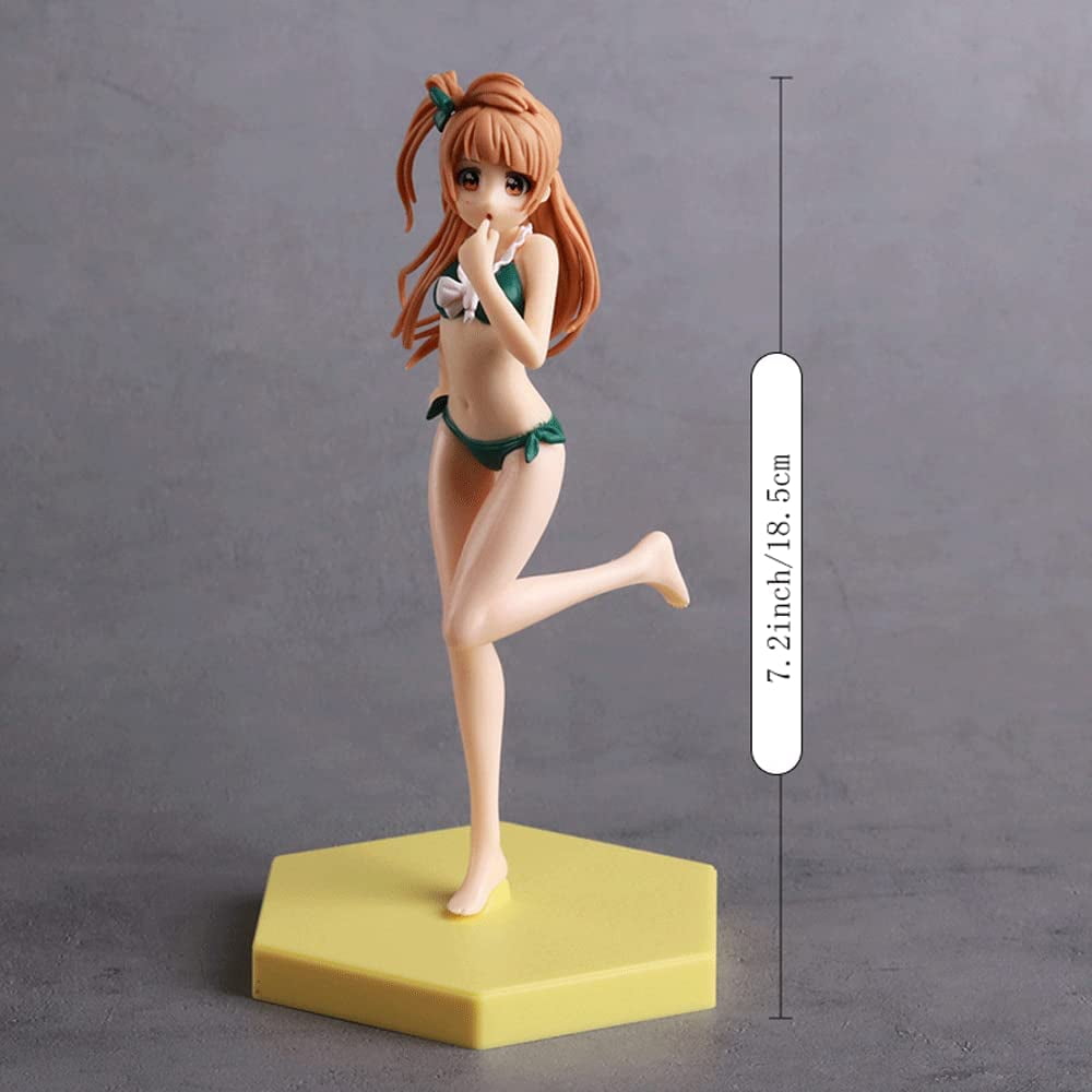 New Love Live! Minami Kotori 1:10 Scale Swimsuit Styling Character Anime Statue Figure Desktop Ornament Popular Decorations Fan Souvenirs Creative Gift Collection 19cm/7.4inch