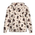 thumbnail image 5 of Renewold Dachshund Dog Paw Love Oversized Hoodies for Women Full Zip Up Trendy Jackets Sweatshirts Pullover Tops Long Sleeve Hooded Cardigan Gym Hoodies Hooded Streetwear Tops Fall Clothes, S, 5 of 7