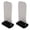 Black, variant on Yajisi 2Pcs Acrylic Boxing Glove Stand Vertical Display Holder for Home Collection Signature Gloves, Clear Transparent Rack Mount for Men Women Training Gym, 7.87 inches / 20.00 cm Compact Design