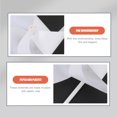 thumbnail image 2 of KONTONTY 24Pcs Bulk White Paper Plastic for Classroom Activity Fun Decorative, 2 of 8