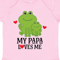 thumbnail image 4 of Inktastic My Papa Loves Me Boys Frog Boys Baby Bodysuit, 4 of 5