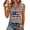 Light Gray, variant on 4th of July Shirts for Women Muscle Tank Tops Sleeveless Graphic American Flag Beach Hawaiian T-Shirts