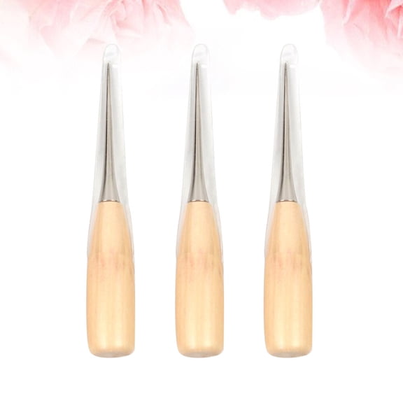 HONMEET Stitching Awl Sewing Awl Khaki Metal 3Pcs Custom Work
