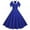 Blue, variant on Icuanyi Womens Dresses Women's 1950s Retro Dress Short Sleeve Vintage Swing Dress