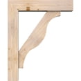 thumbnail image 3 of Ekena Millwork 7 1/2"W x 34"D x 42"H Funston Block Smooth Bracket w/ Offset Brace, Douglas Fir, 3 of 25