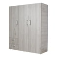 thumbnail image 1 of Ropero Armario Linz Ceniza 140x160x50 Closet MDP Maderkit M01322CL-CRBL-0, 1 of 7