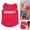 Red, variant on KMWGRE Stylish Pet Vest Breathable Mesh Dog Cat Clothing With Lettering For Small Medium Animals Red L