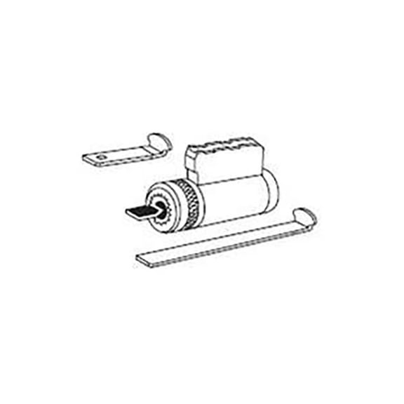 Key In Lever Deadbolt Cylinder SC1 Keyway US26D