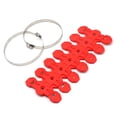 thumbnail image 3 of Protector de tubo de escape para motocicleta shamjiam, Cubierta de protección térmica, rojo, 1 paquete, 3 of 7