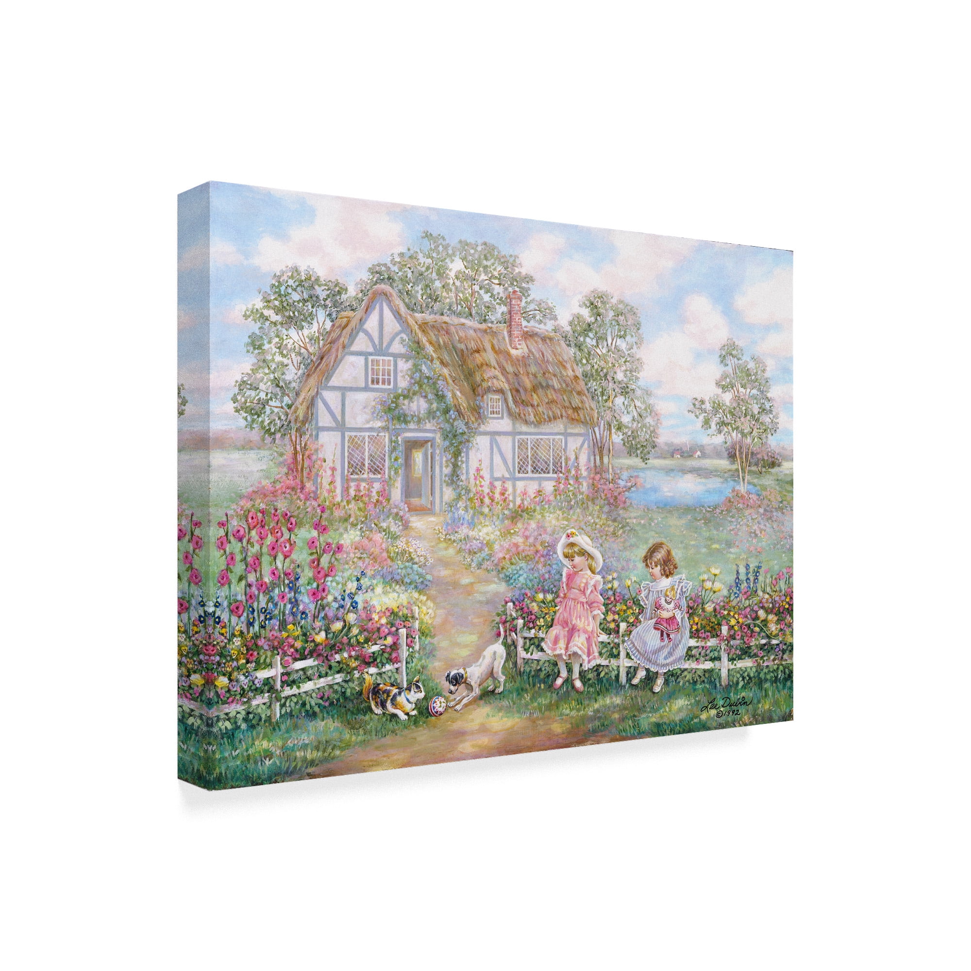 Trademark Fine Art 'Play Time' Canvas Art by Lee Dubin