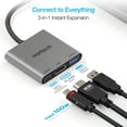 thumbnail image 2 of Hub USB-C Naztech 3 en 1 de 5 Gbps con suministro de alimentación de 100 W HDMI 4K, 2 of 8