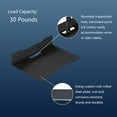 thumbnail image 4 of PzewMo Floating Metal Wall Mount Shelf, Shelf for TV Cable Box,Apple Roku, Sound Bar,Soundbar, Camera,Decor Display (1, Small), 4 of 7