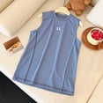 thumbnail image 4 of Faraee Débardeurs pour Garçons Athlétiques Sans Manches à Col Rond T-Shirts Enfants Été T-Shirt Basique pour Entraînement Extérieur Décontracté Marche Course 3T 4T 5T 6T 3-14 Ans Bleu, 4 of 6