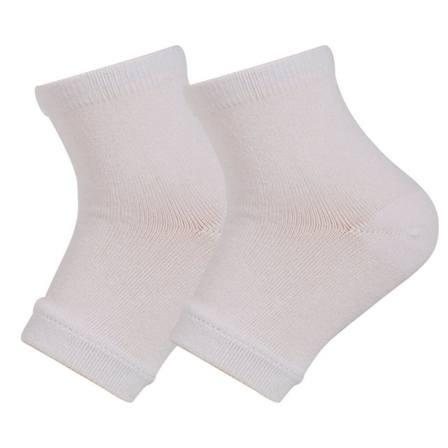 1 Set Gel Heel Socks Woolen Toeless Comfortable Open Toe Silicone Beauty Hosiery Spa Experience Adjustable Ankle Kit for Summer Type 1