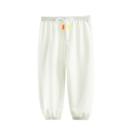 

B91xZ Boys Pants Pyjamas Kids Pant Girl Baby Solid Toddler Harem Pants Boy Bloomers Boys Pants Boys Dress Pants White Sizes 3-4 Years
