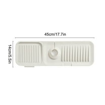 LiUMX Customizable Silicone Faucet Drip Pad | Waterproof Sink Organizer Mat | Multi-Purpose Kitchen & Bathroom Storage Drainage Mat with Anti-Slip Design