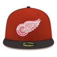 thumbnail image 2 of Men's New Era  Red Detroit Red Wings Core Logo Two-Tone 59FIFTY Fitted Hat, 2 of 4