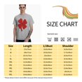 thumbnail image 6 of Red Clover Men's T-Shirt Cotton 100% Summer Tops Fashion Casual Red Clover Short Sleeves for Men Women Round Collar Top Tees, 6 of 6