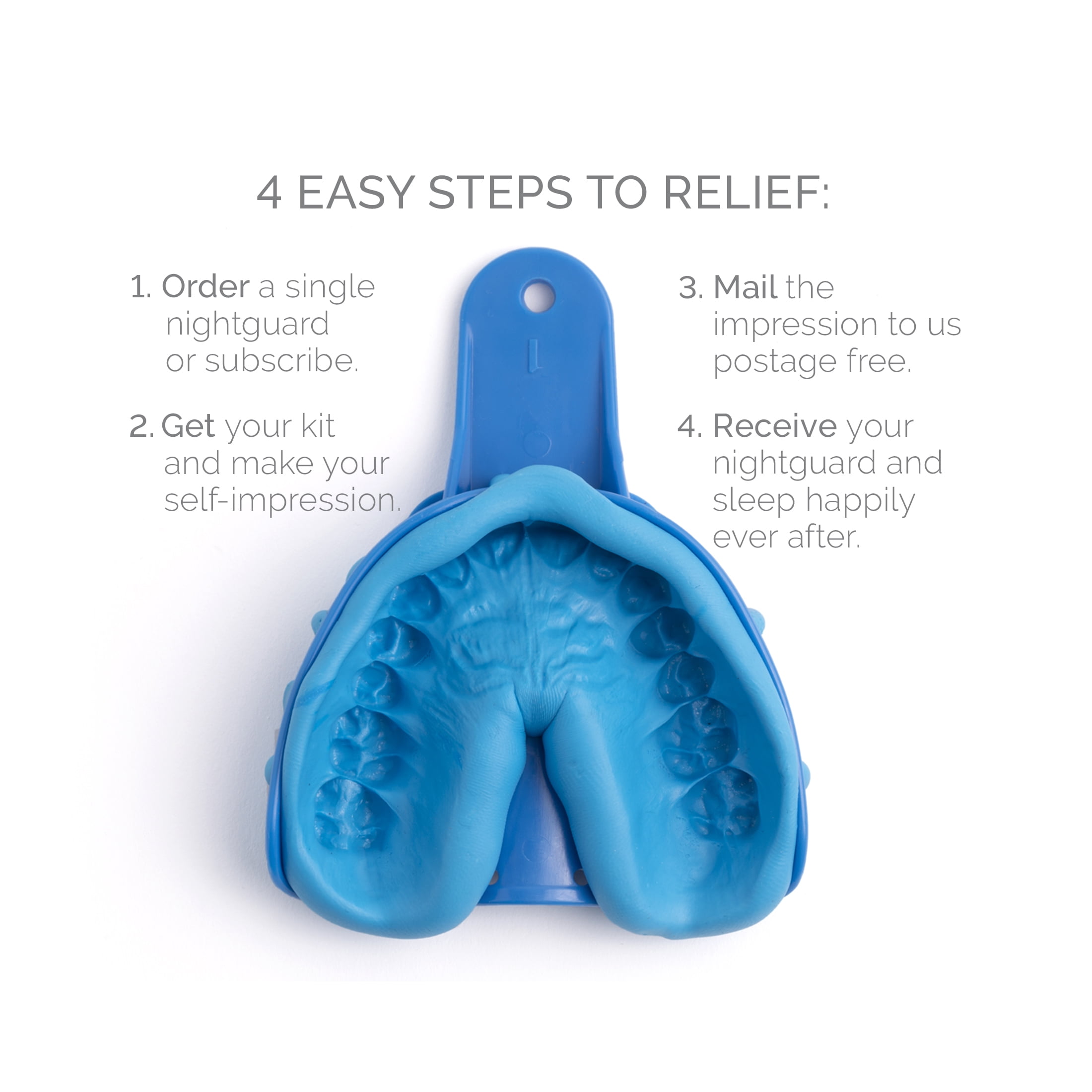 Goodnite Smile Custom Dental Nightguard for Teeth Grinding (Bruxism)