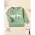thumbnail image 2 of SUNSIOM Tenues Assorties Frère Sœur Sweat-Shirt Bébé Automne Imprimé Lettre Manches Longues Col Rond Pull, 2 of 6