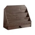 thumbnail image 3 of GROWTH TANK Card Display Stand Card Holder for Home Office Retail Stores Card Collection Brown, 3 of 9