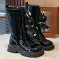 thumbnail image 6 of Little Girls Long Boots Fashion Mid Calf Boots Rabbit Winter Footwear Kids, 6 of 8