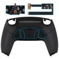 thumbnail image 2 of eXtremeRate Black Rubberized Grip Remap Kit Upgrade Board Back Shell 4 Buttons for PS5 Controller BDM 010/020, 2 of 5