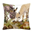 thumbnail image 2 of Seyotauo Forest Animal Decor Throw Pillow Covers Farmhouse Animal Home Decorative Couch Soft Cushion Covers,18x18 Inch Pillow Covers for Rustic Room Sofa Chair Living Room Bedroom Gift, 2 of 6