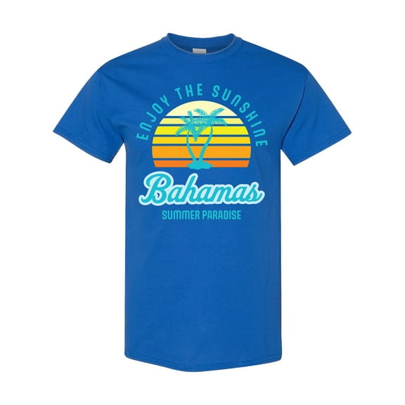 Inktastic Enjoy the Sunshine Bahamas Summer Paradise T-Shirt