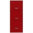 thumbnail image 2 of Scranton & Co 3-Drawer Metal Vertical File Cabinet with Lock in Lava Red, 2 of 4