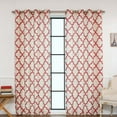 thumbnail image 5 of Best Home Fashion, Inc. Moroccan Tile Curtain Panels (Set of 2), 5 of 7