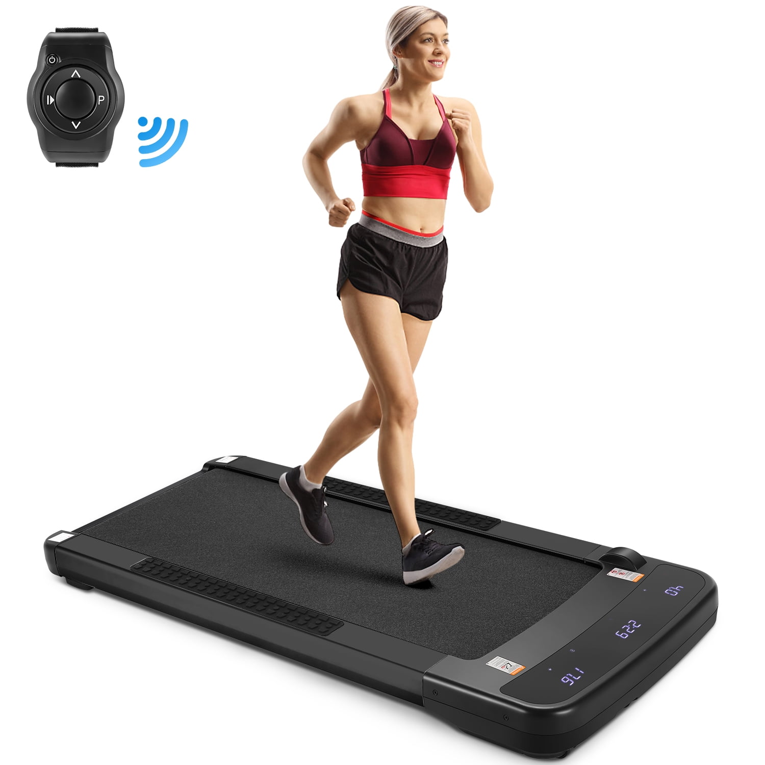 Under Desk Treadmill, 2 in 1 Walking Pad Desk Treadmill with Remote