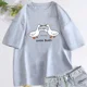 thumbnail image 3 of Camiseta de Goose bulks Unisex, divertida camiseta de manga corta de pato, camiseta informal de algodón con cuello redondo, ropa de verano para mujer, 3 of 5