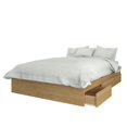 thumbnail image 2 of Nexera Bed Frame And Nightstand In Full|Natural Maple & Charcoal Grey, 2 of 5