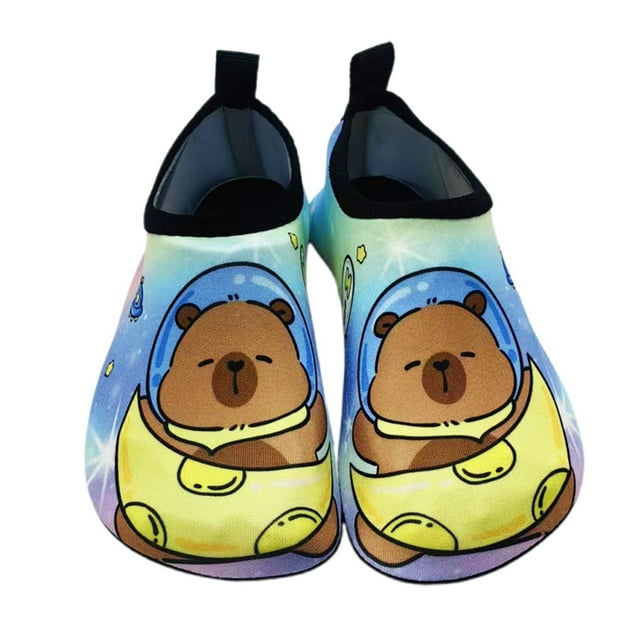 Zecgelong Espadrilles d'Extérieur pour Garçons Actifs, Chaussures à Enfiler à Imprimé de Dessins Animés pour 1,5 à 9 Ans, Parfaites pour la Plage, l'Intérieur et les Activités à la Maison, Chaussures de Course pour Garçons Taille 6-7 Ans