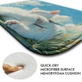 thumbnail image 4 of Cute cat pattern 404 Non-Slip Memory Foam Bath Rug: Absorbent, Quick-Dry, Machine Washable, Soft & Comfortable - L, 4 of 7