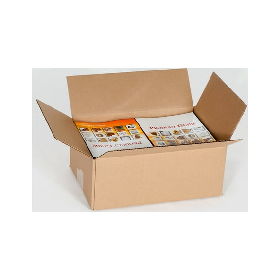 Corrugated Cardboard Box Kraft 11 1/4 x 8 3/4 x 10 ECT 32 for Shipping, Mailing, Storage, Ships Flat [Pack of 25]