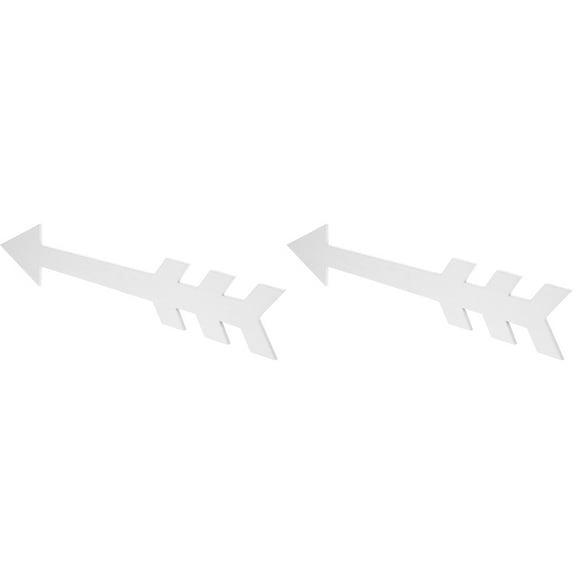 WORGEOUS Set of 2 Wooden Arrow Wall Decorations Rustic Farmhouse Style Wood Arrow Signs for Home Decor