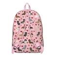 thumbnail image 3 of Pink Cute Dachshund Dog and Love Heart Backpack for School,Cute School Bag,Schoolbag with Adjustable Shoulder Straps & Padded Back,15.7"x11.8"x5.5", 3 of 5