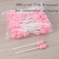 thumbnail image 1 of 100pcs Disposable Oral Care Sponge Swab Tooth Cleaning Mouth Swabs With Stick Zekai, 1 of 5