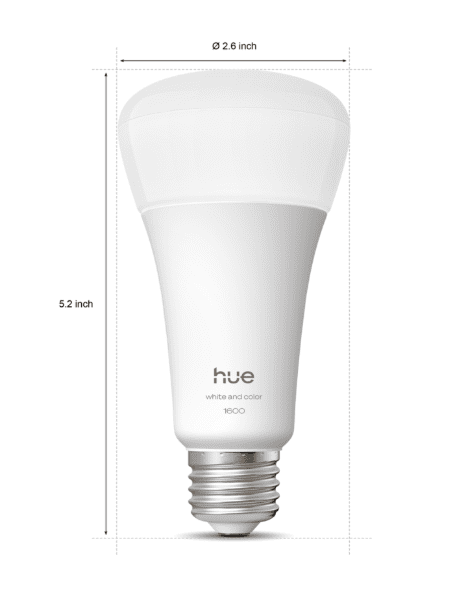 Philips Hue WCA 1600 Lumen Output A21 E26 1PK