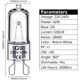 thumbnail image 2 of G9 Halogenlampor 42W, 230V, 10-pack, 2 of 5