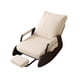 thumbnail image 4 of Mecedora con reposapiés Gloria Beige Negro, 4 of 9