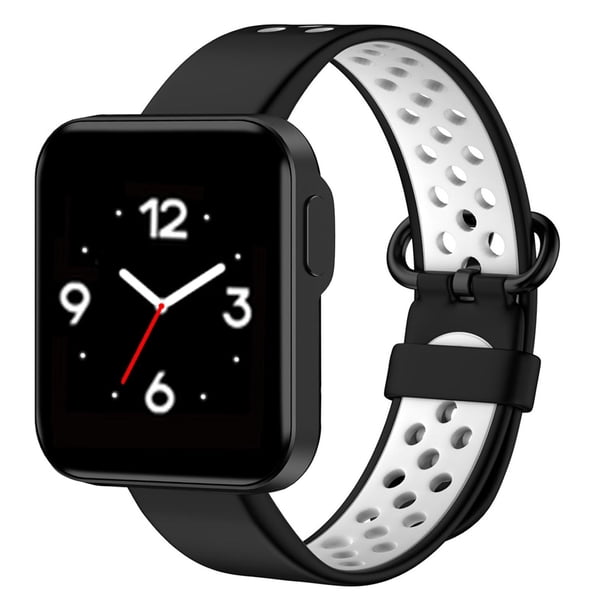 Correa De Repuesto Pulsera De Silicona De Dos Colores Compatible Con Xiaomi Mi Watch Lite/Redmi Watch Lite Smart Watch sonducket EL017749-04