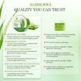 thumbnail image 6 of ALODERMA Organic Pure Aloe Vera Gel, 6-Pack, Made with 96% USDA Organic Certified Aloe Vera within 12 Hours of Harvest (200g, 7.0 oz), Suitable for All Skin Types – No Sticky Residue – Eco-Friendly, 6 of 11