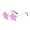 Purple, variant on Star Shape Rimless Sunglasses Unique Metal Frame Shades Summer Fashion Statement Accessory for Parties, Festivals & Street Style
