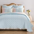 thumbnail image 2 of Greenland Home Fashions Tessie Shabby Chic Ruffled Quilt Set, 2-Piece Twin, Pastel, 2 of 6