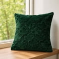 thumbnail image 6 of SLYNSHome Fall Throw Pillow with Insert,Green Embossed Maple Leaf 45x45 cm Soft Plush Cushion, Autumn Decorative Pillow for Sofa Couch Living Room Thanksgiving Home Decor, 6 of 7