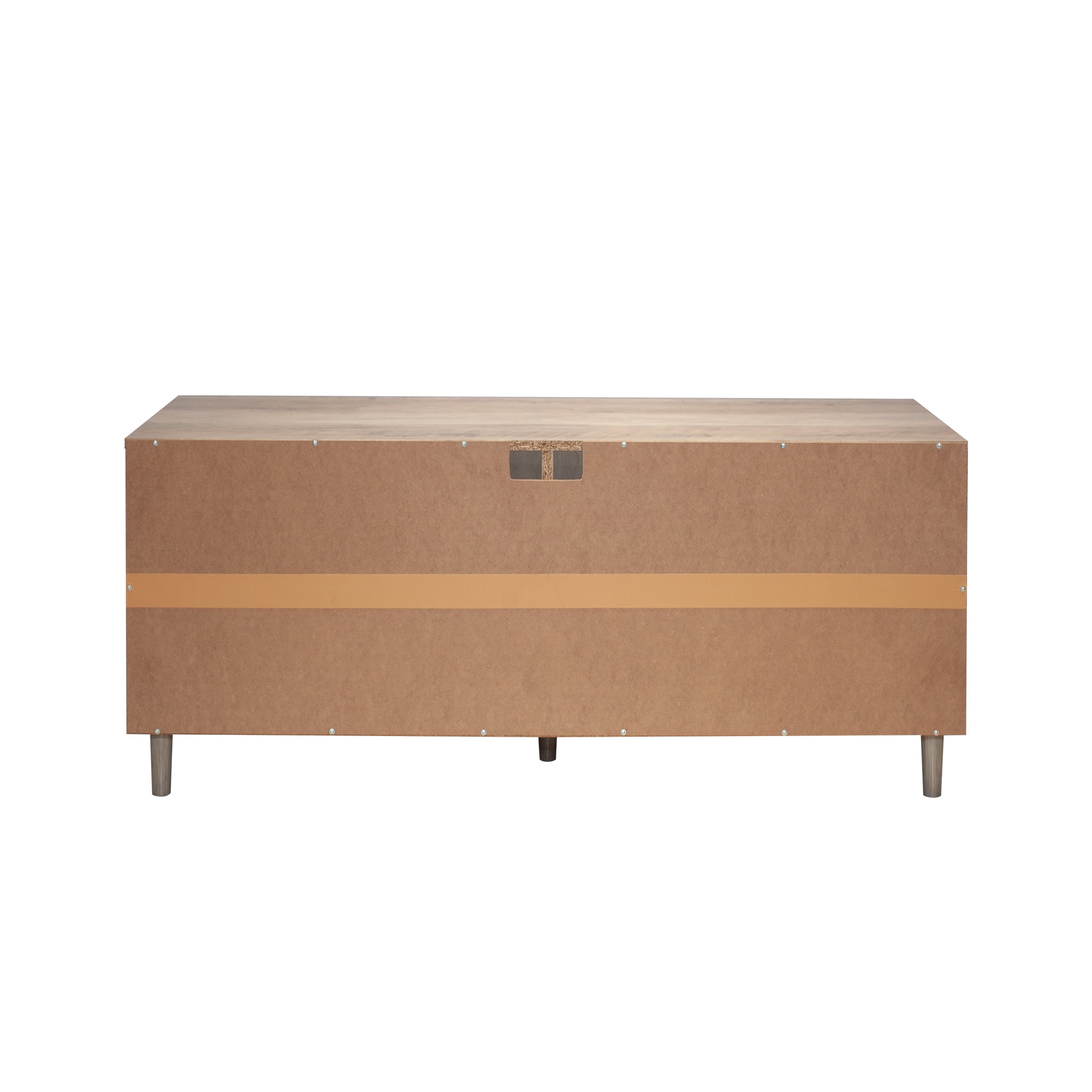 Kadyn MDF TV Stand, Modern Entertainment Center with 2 Drawer and Open Shelves, TV Console Table for TVs up to 55" , Oak