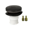 thumbnail image 2 of Tapón para desagüe de bañera y ducha con filtro para cabello, multifuncional, fácil de instalar, conexión de 3/8" y 5/16", tapón para desagü negro, 2 of 8